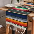 thumbnail image 1 of Mexico Colorful Stripes Printing Table Runner for Home Party Decoration, 1 of 6