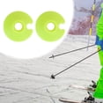 thumbnail image 1 of Cesta para bastones de senderismo shamjiam 2 piezas repuesto accesorios nieve barro Verde, 1 of 8