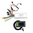 thumbnail image 2 of Bike Speed Controller LCD Display, 28A Current Limit Brushless Motor Controller DIY  for 22.5mm Diameter Handlebars, 2 of 8