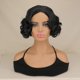 thumbnail image 1 of Peluca QQXCAIW, corta y rizada, para mujer, cosplay, 35 cm, color negro, 1 of 4