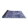 thumbnail image 2 of Ahgly Company Indoor Square Abstract Blue Modern Area Rugs, 5' Square, 2 of 4