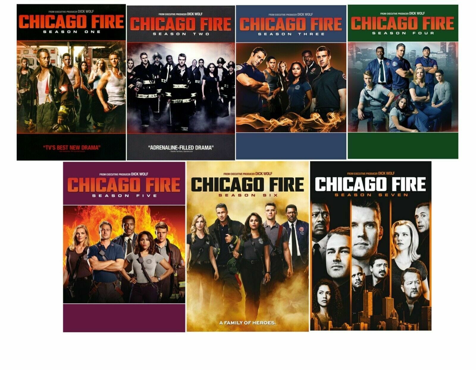 Diligencia perderse Lanzamiento CHICAGO FIRE: The Complete Series Season 1-7 (DVD) - Walmart.com