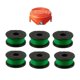 thumbnail image 1 of Trimmer Spool Line + Cap Cover Replacement For Black & Decker GL7033 GL8033 GL9035 For Black & Decker A6482, 1 of 5