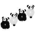 thumbnail image 1 of Here's a polished and engaging product description for your **4 Pcs Plush Panda Hair Scrunchies**:\n\n \n\n✨ **4 Pcs Plush Panda Hair Scrunchies –, 1 of 5