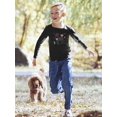 thumbnail image 2 of Funny Kids Baboon Drawing Long Sleeve Toddler -Image by Shutterstock,  4 Toddler, 2 of 4