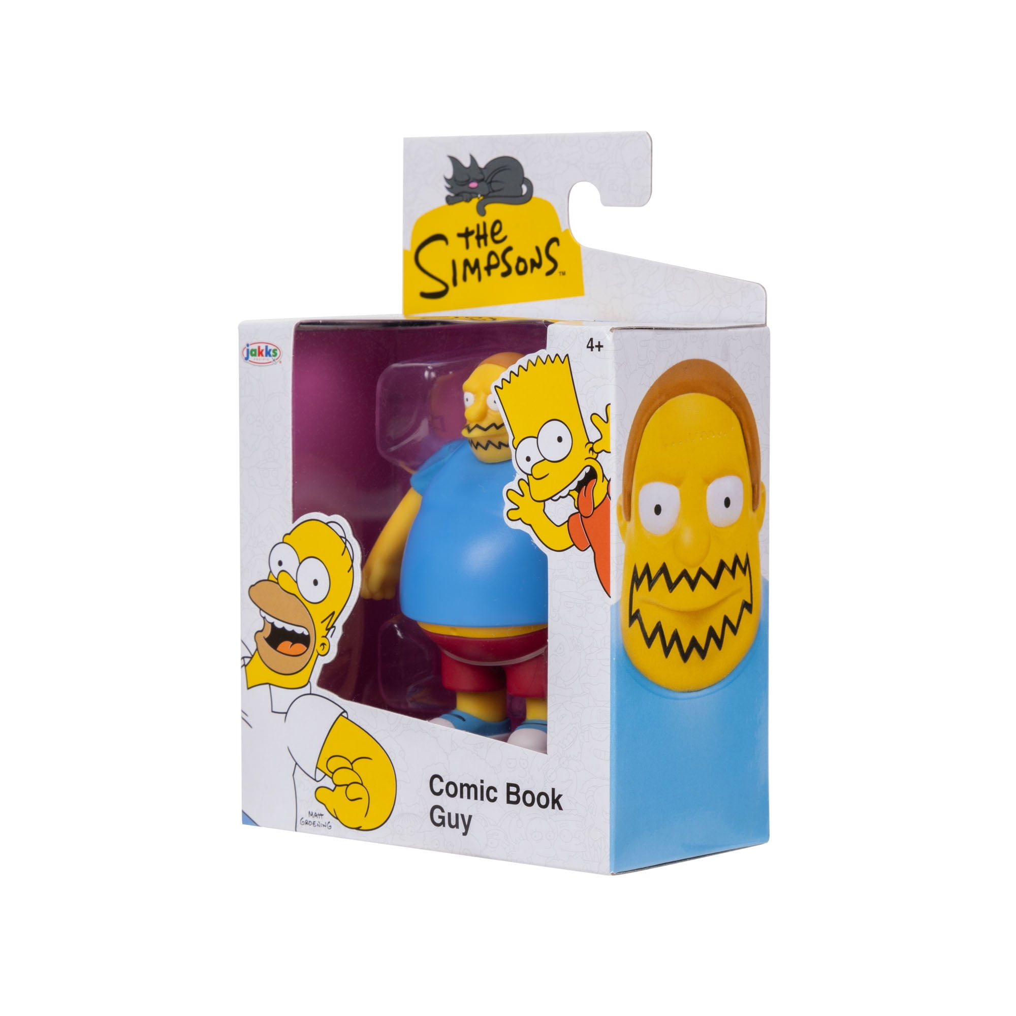 The Simpsons 2.5 inch Tall Scaled Collectible Comic Book Guy Action Figure for Child Ages 4+