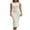 White, variant on KOMOO Women Knit Tank Dress Sleeveless Backless Split Cocktail Dresses Bodycon Party Long Dress