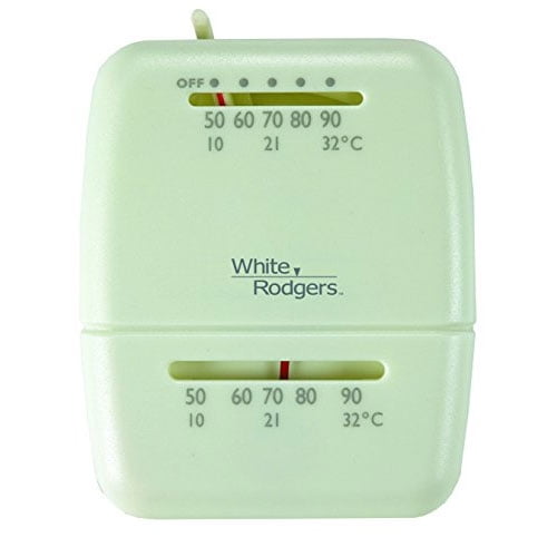 White Rodgers M100 White Universal Mechanical Heat & Cool RV Thermostat