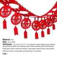thumbnail image 4 of GROFRY Banner Festive Shapely Fringed Chinese Fu Character Flag for Gift, 4 of 7