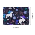 thumbnail image 3 of XMXT Non-Slip Polyester Bathroom Rugs Kitchen Door Mat, Cute Unicorn Design Machine Washable Bath Mats Rug for Kitchen Shower Bathtub Decor, 15.7 x 23.6 inches, 3 of 9