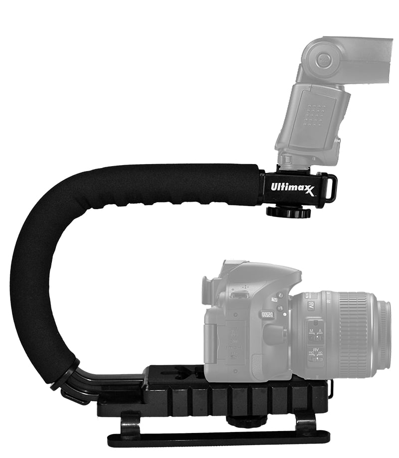 Sony and Other DSLR Cameras/Video Camcorders Ultimaxx Shoulder Stabilizer with Compact Design Serving Universal Camcorders/Digital Camera Mount Especially for Canon Nikon 