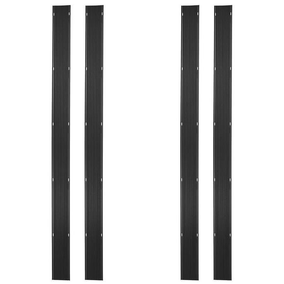 Black Ice 4 Pack 7' 10" Snowmobile Trailer Ski Guides for Friction-Free Loading