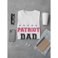 thumbnail image 3 of Patriot Dad Stars Graphic Men White T-Shirt, Male Medium, 3 of 4