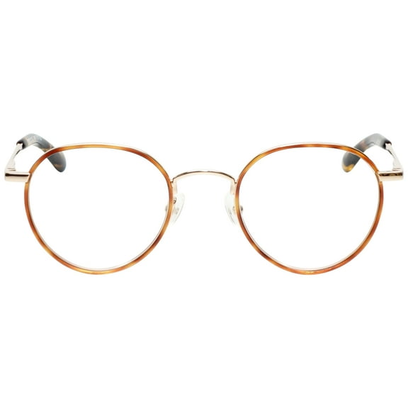 EYEBOBS-3173 BFF 06 Round Reading Glasses Orange Tortoise Gold  1.00