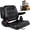 Black-Standard version, variant on Universal forklift seat, foldable tractor seat, lawnmower seat, adjustable backrest, headrest, armrests, and seat belt; suitable for tractors, excavators, skid steer loaders, and bulldozers.