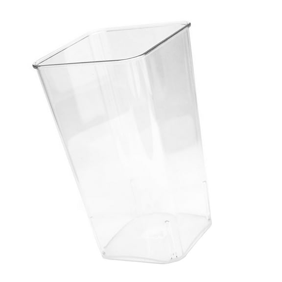 Acrylic Flower Container Clear Decorative Bowl Vase Modern Office Transparent