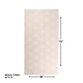 thumbnail image 2 of Mainstays Patriotic Cotton Blend Beach Towel, 36 x 72 in, Beige Star, 2 of 7