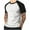 White, variant on CHEEREAM Mens Contrast Raglan T Shirts Short Sleeve Athletic Casual Skateboarding Sport Tee Breathable Quick Dry Tees Tops