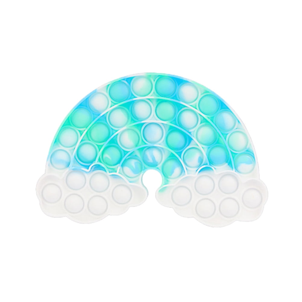 Sensory Toys That Relieve Stress People with Special Needs for Autism Cloud Shape Suitable for Adults and Childrens Toys Silicone Bubble Soft Squeeze Gifts