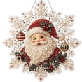 thumbnail image 2 of Christmas Pearl Art DIY Hanging Ornament Kit, Diamond Art Painting Mosaic Suncatcher Crafts for Adults, Christmas Wall Hanging Decor, Relaxing Beginner Friendly Holiday Gift, 2 of 8