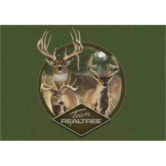 Milliken Green Nature Print Area Rug Team Realtree 9 - Aprx 3' 10" x 5' 4"