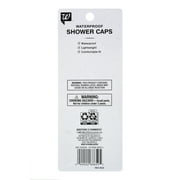 Walgreen Lightweight & Comfortable Fit Waterproof Shower Caps, Assorted Colors, 3-Pack
