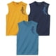 thumbnail image 1 of Atlas For Men - Camiseta Sin Mangas Impreso para Hombre - Pack de 3 (Amarillo, Azul, Azul Marino), 1 of 6