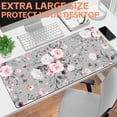 thumbnail image 6 of Mouse Pad Large Watercolor Rose Non-Slip Gaming Desk Mat with Stitched Edge Laptop Keyboard Desk Pad for Work Home Gaming (35.4 x 15.7 Inches), 6 of 6