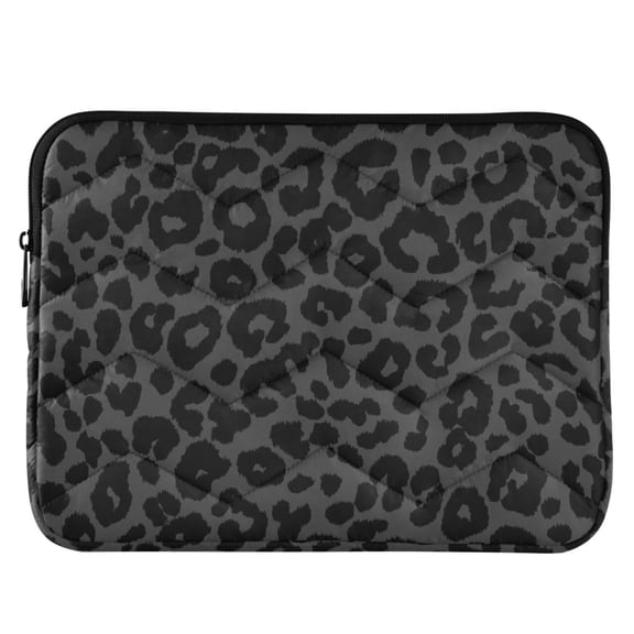 ALAZA Dark Gray Leopard Cheetah Pattern Laptop Sleeve Case for 13-14 Inch Computer Cover Bag Medium