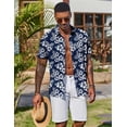 thumbnail image 3 of COOFANDY Men's Hawaiian Shirt Summer Beach Casual Short Sleeve Button Down Shirts Printed Clothing, 3 of 6