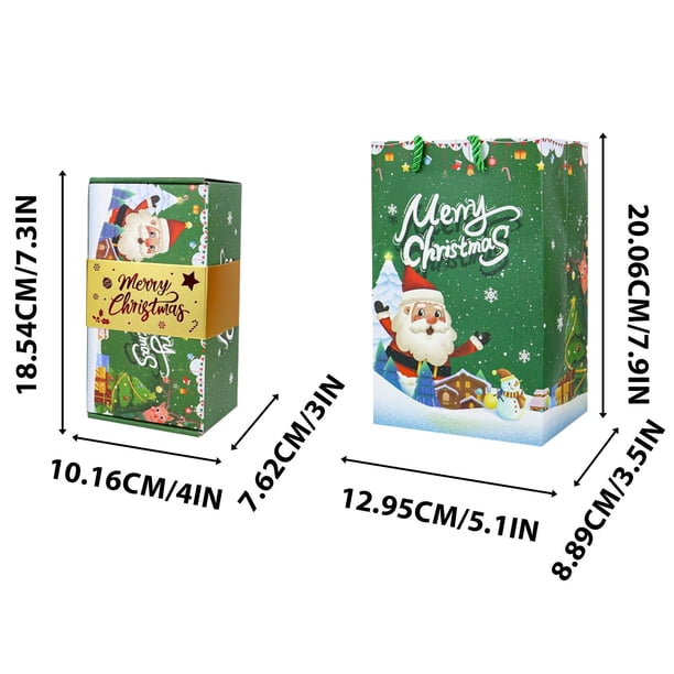 Caja de Regalo Sorpresa Navideña Que Crea Un Regalo Sorprendente. Caja de Regalo Romántica Roja Que Rebota.