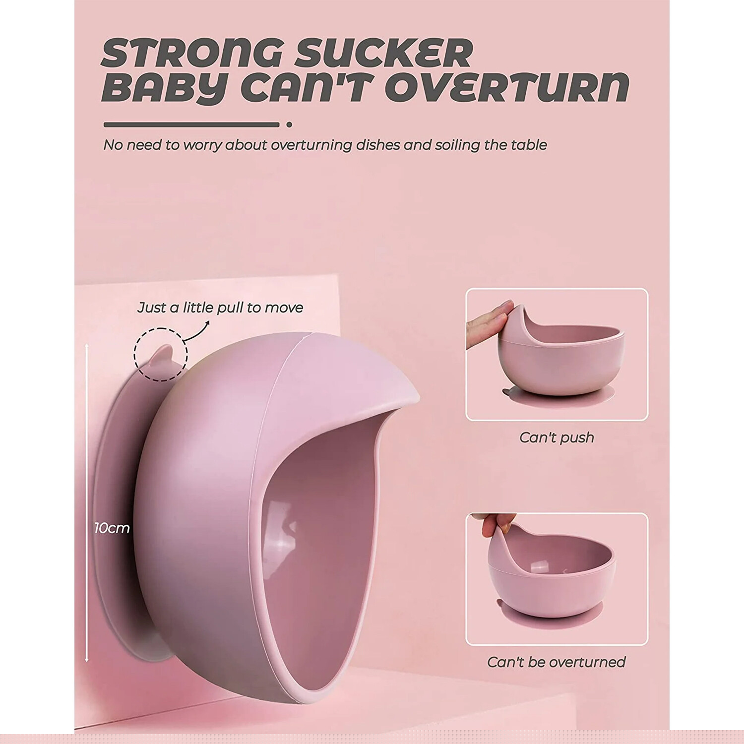 thumbnail image 4 of Baby Bowls with Suction | Stay Put Silicone Food Bowl for Babies Kids Toddlers Infants | Food Grade Soft Safe BPA-Free Silicone, 4 of 7