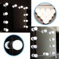 thumbnail image 1 of LED Vanity Mirror Lights 10 LED Dimmable Adjustable Light Bulbs USB Lighting Fixture Strip for Makeup Dressing Table in Bedroom Dressing Room, 1 of 9