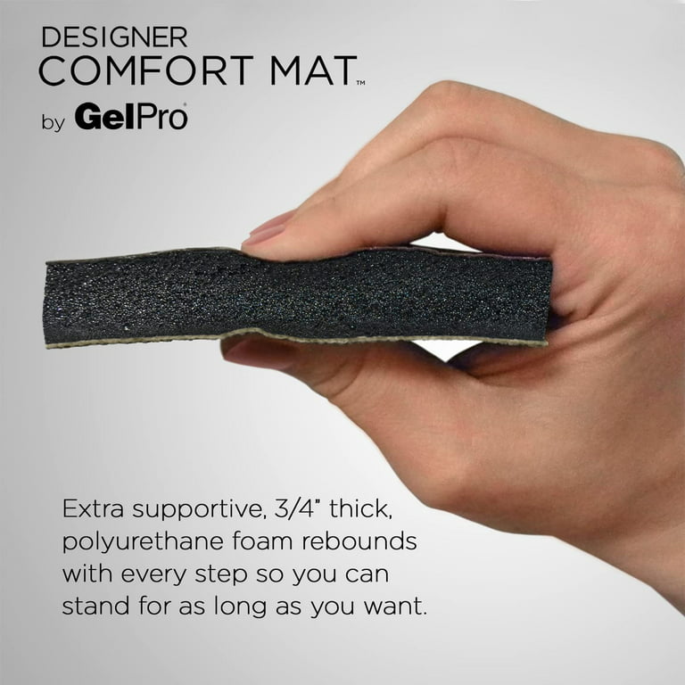 KSP Textaline Anti-Fatigue Memory Foam Mat (Grey)
