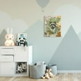 thumbnail image 2 of Stupell Industries Children's Racoon in Forest Wild Animal Illustration Canvas Wall Art Design by Sherri Buck Baldwin, 16" x 20", 2 of 6