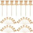 thumbnail image 5 of MRLESS 50 Pcs Bear Baby Shower Birthday Party Decorations Bear Cupcake Toppers Table Decoration Photo Booth Props Baby Shower Party Supplies Decorations, 5 of 8