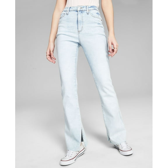 Now This Flared Slit Leg Jeans Kayce Wash 27