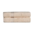 thumbnail image 2 of BNM Egyptian Cotton Luxury 2 Piece Bath Sheet Set, Ivory, 2 of 5