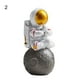 thumbnail image 2 of Gwong Juguete Estatua de estatuilla de astronauta Estatua a prueba de herrumbre Obras de trabajo fino Planeta Sólido Ornamento Ornamento Espacemental para estantería Decoración Gwong 30014008, 2 of 6