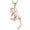 Rose Gold, variant on Cat Urn Necklace for Ashes Pet Cremation Keepsake Necklace Memorial Jewelry Gift for Women