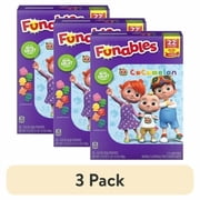 (3 pack) Funables Fruit Flavored Snacks, Cocomelon, 0.8 oz, 22 Count