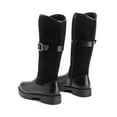 thumbnail image 4 of BURUDANI Girls Knee-High Buckle Riding Boots Fashion Boots for Little & Big Kids, 4 of 6
