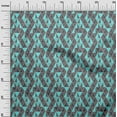 thumbnail image 2 of oneOone Viscose Chiffon Fabric Triangle Geometric Printed Fabric 1 Yard 42 Inch Wide, 2 of 4