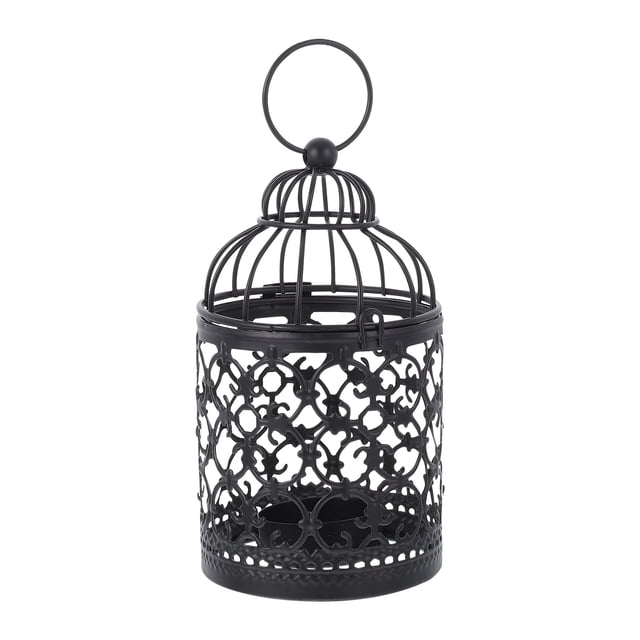 Candlestick Hollow Birdcage Candlestick Soporte de vela único Chic