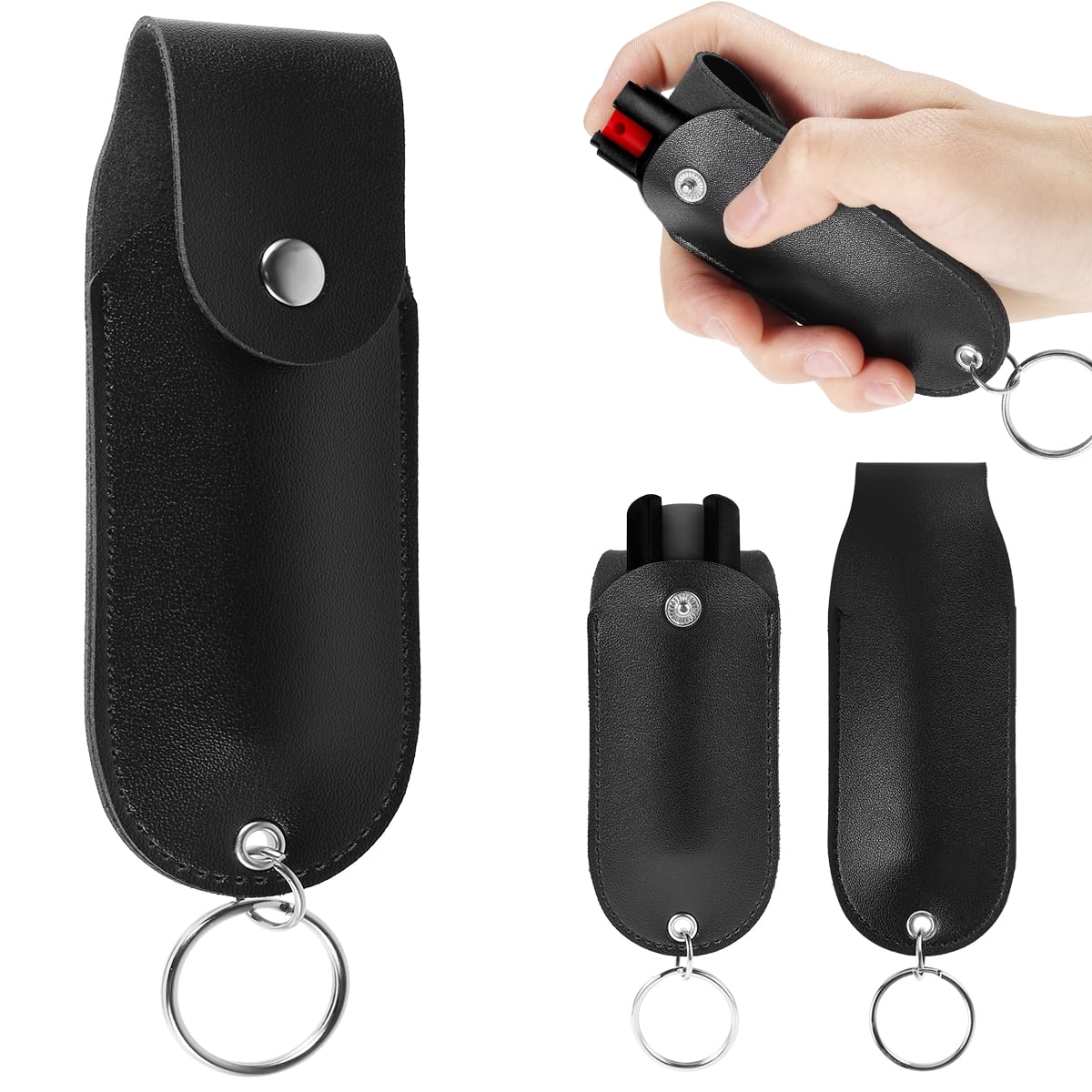 Morima Pepper Spray Pouch PU Leather Pepper Spray Holster Mini Portable