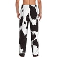 thumbnail image 7 of Salouo Cow Skin 2 Print Pajama Pants for Men, Lounge Pants Elastic Waistband Casual Men's sleepwear Loungewear Sleep Pajama Pant -XX-Large, 7 of 7