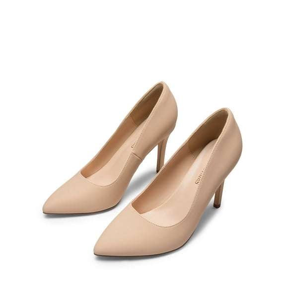 BURUDANI Women Pointed Toe High Heel Shoes Wedding Party Pumps Shoes