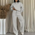 thumbnail image 7 of Bloomae Two Piece Workout Sets for Women Sweatsuit Drawstring Elastic Waist Jogger Sets with Pockets 2025 Basic Crewneck Athletic Baggy Outfits Fall Tracksuit Gray XL, 7 of 7