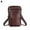 Brown, variant on Jenny Watson Men's Genuine Leather Shoulder Messenger Bag Flap Over Man Purse Mobile Phone Key Coin Purse Waist Pack Casual Multi-function Crossbody Bag, Black Z2S7