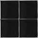 thumbnail image 5 of GOOHOCHY Juego de 4 servilletas de tela de poliéster negro de 43 x 43 cm, lavables, reutilizables y para cóctel, para bodas, fiestas, banquetes y decoración navideña., 5 of 8